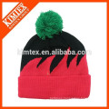 wholesale cheap custom design acrylic beanie with top ball